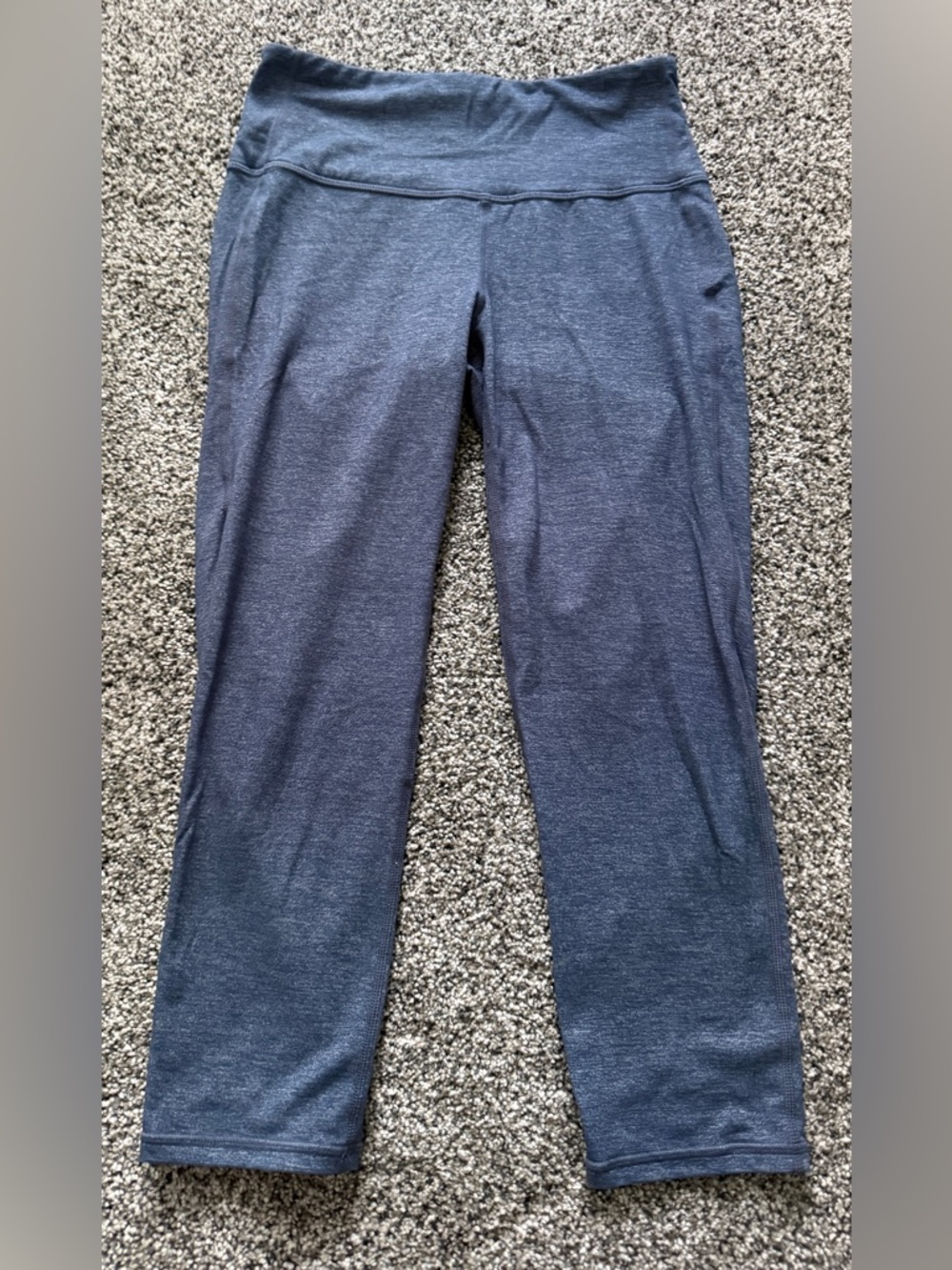 Heather Navy Athletic capri length Leggings